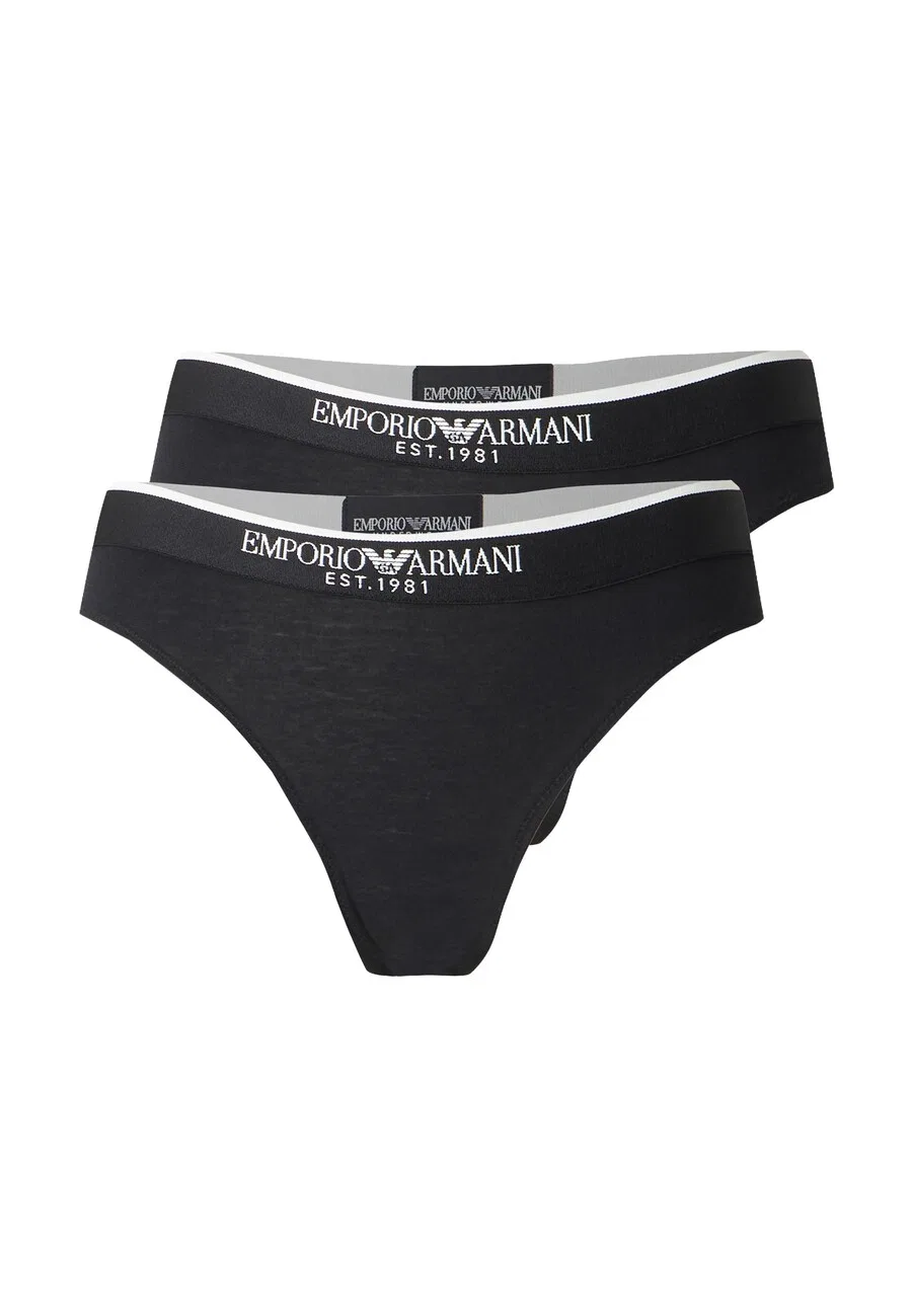 Трусики Emporio Armani черного цвета