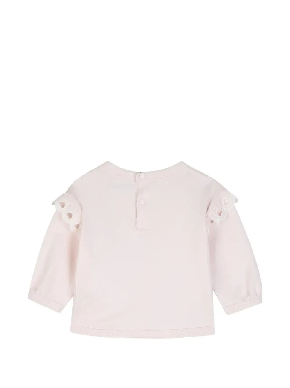 Комплект с оборками и леопардовым принтом Kenzo Kids, розовый — фото 4