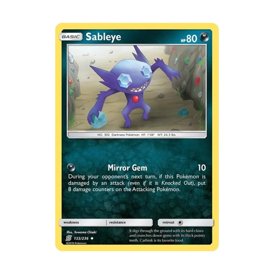 

CCG Саблей (Ю) № 133/236, Pokemon - SM - Unified Minds - Singles
