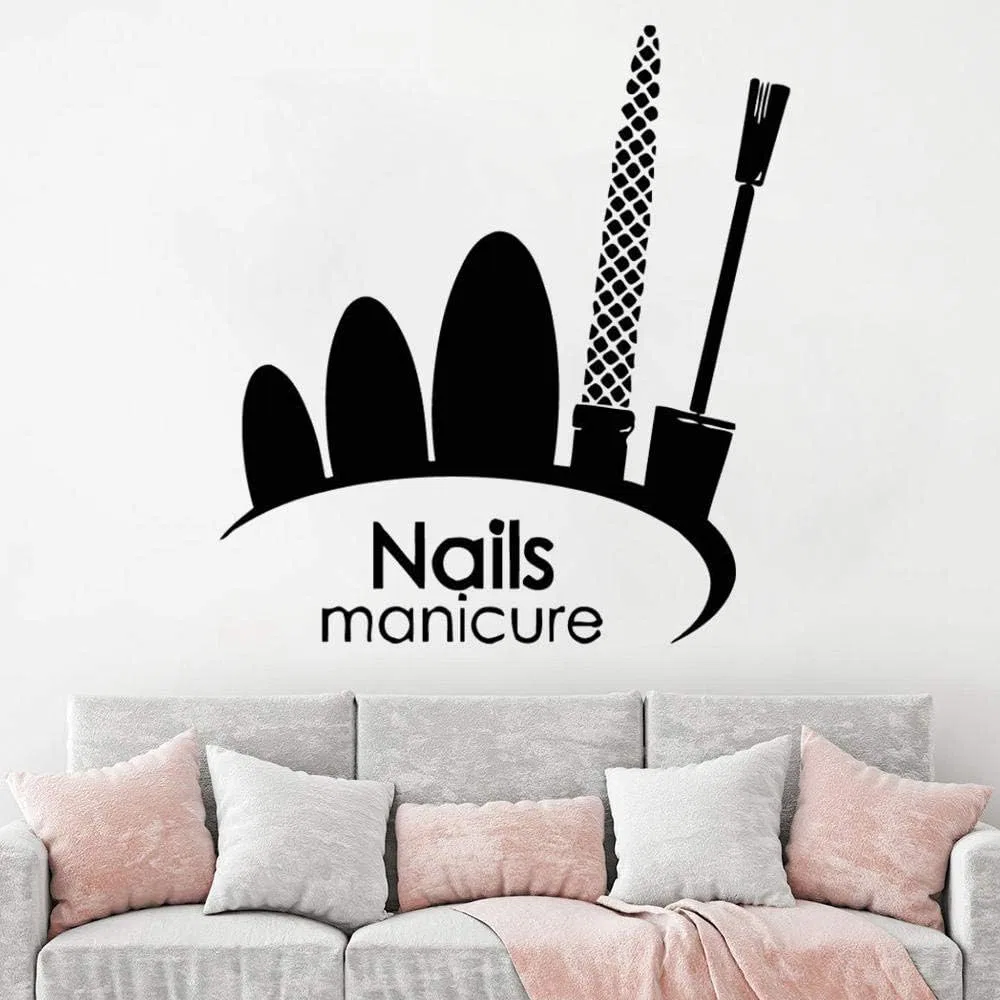 Наклейка для стен «Nail Art Polish» Wyfcl