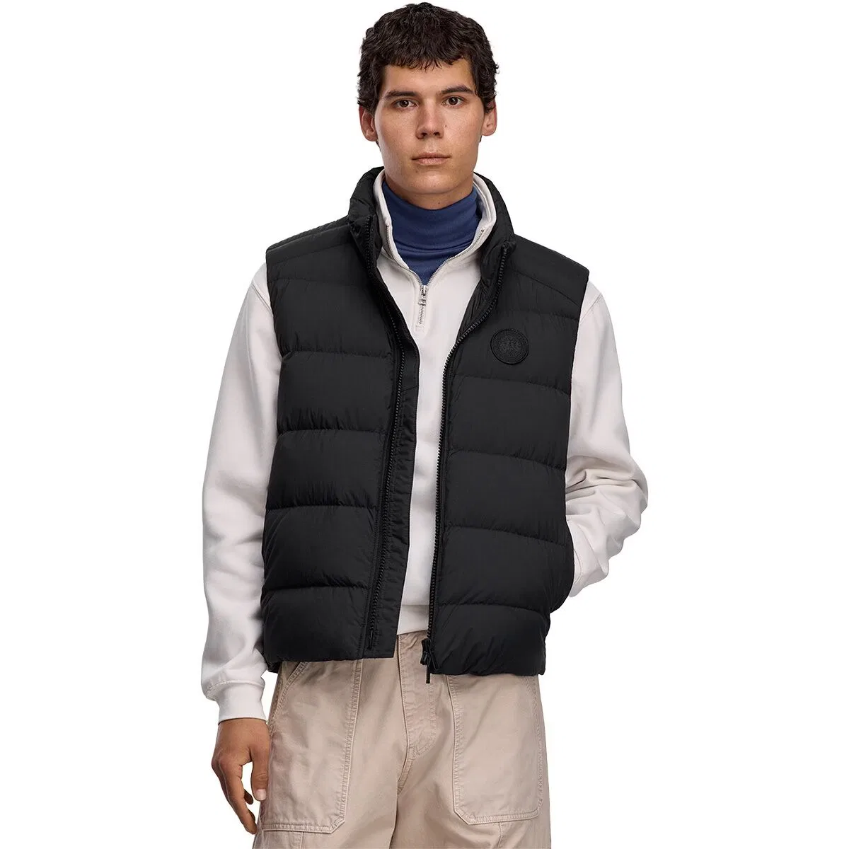 Мужской жилет легкий с 750-наполнителем Crofton EnduraLuxe Vest Canada Goose, черный — фото 4