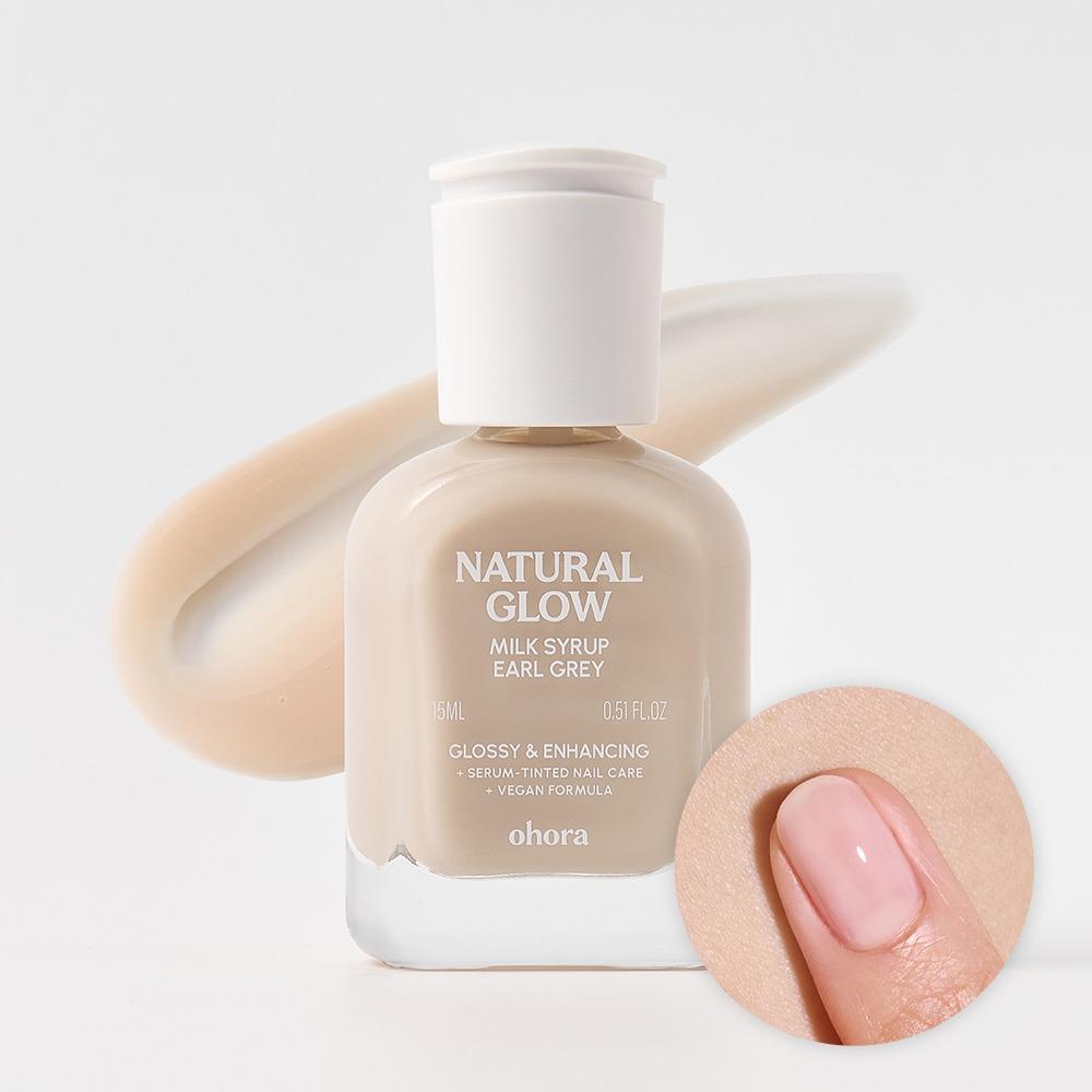 Укрепляющий гель-лак Ohora Natural Glow Glazed Line, Earl Grey, 15 мл