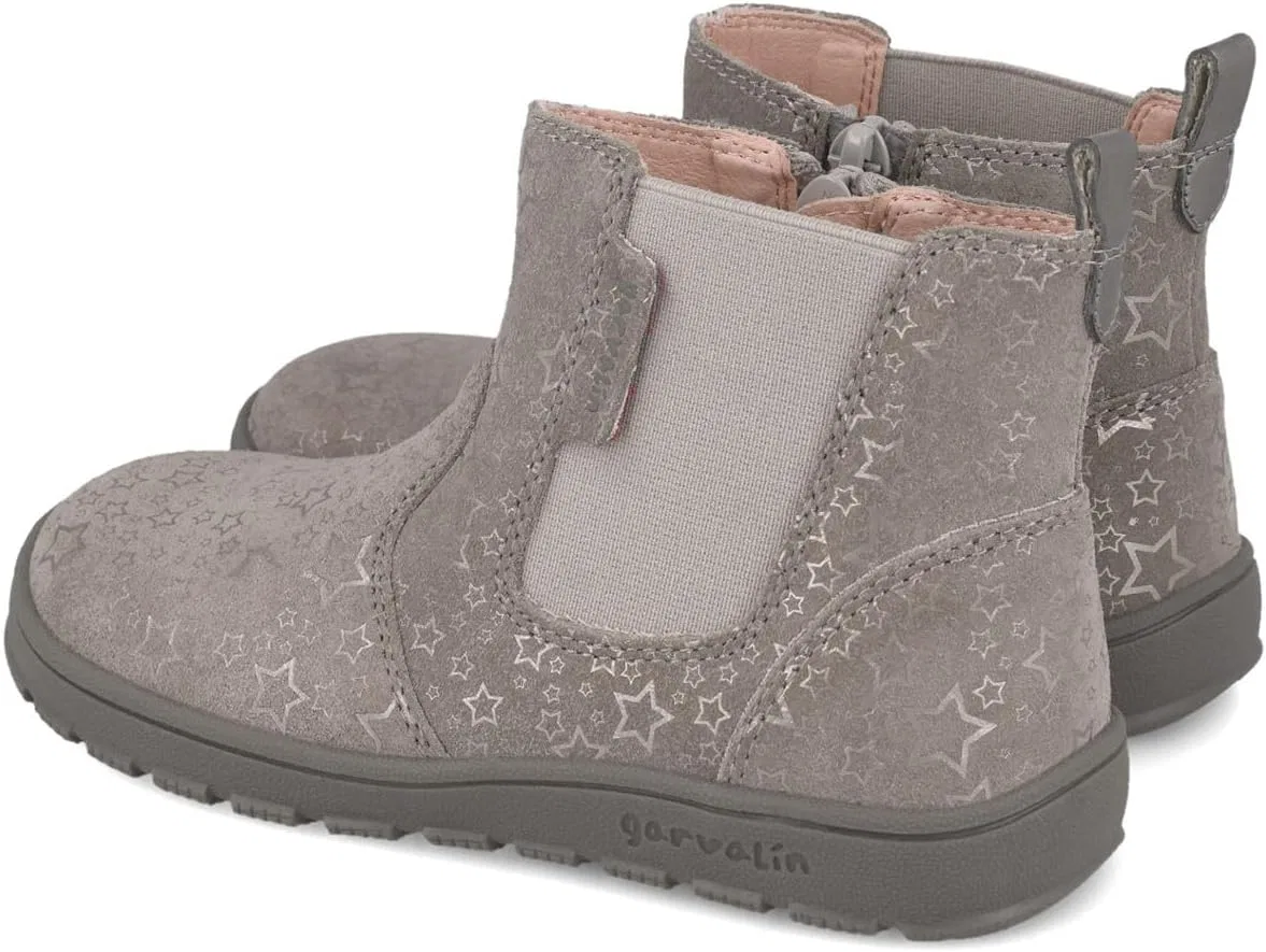 Детские ботинки для девочек Barefoot Boot Garvalin, Grey — фото 3