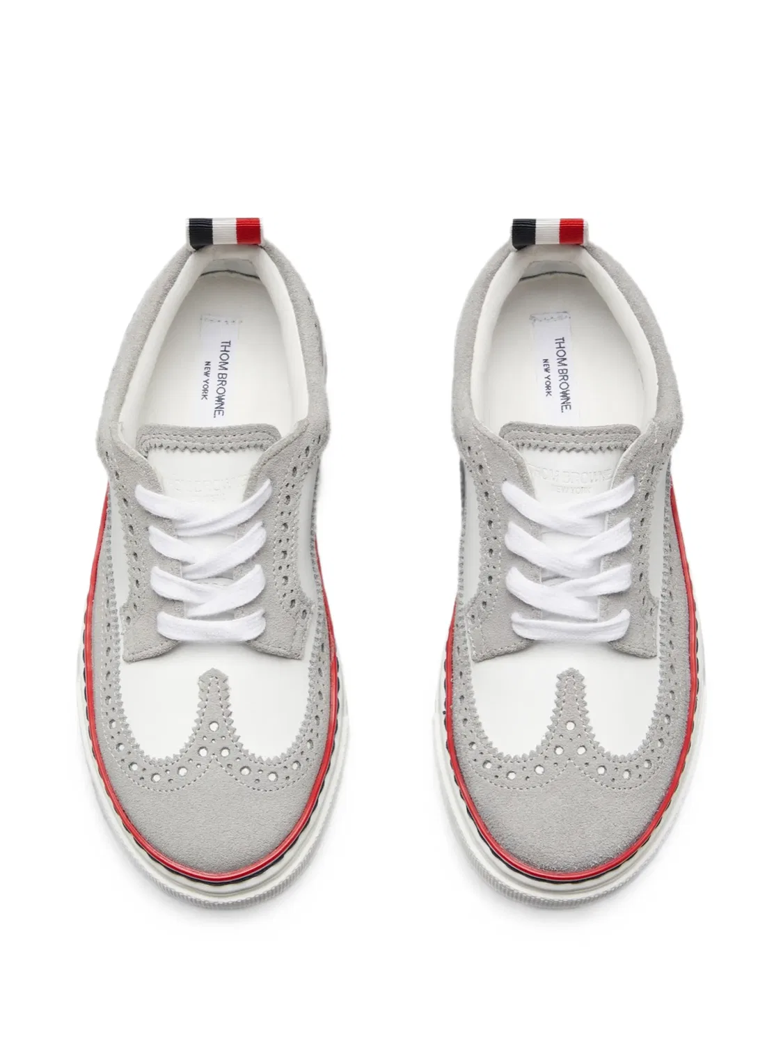 Кроссовки Longwing Thom Browne Kids, серый — фото 3