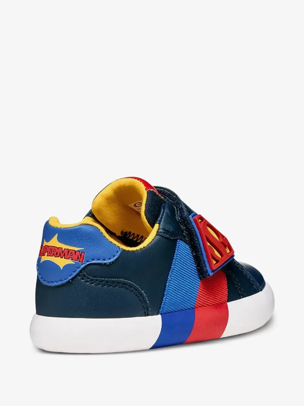 Кроссовки на липучках Superman Geox Kids, синий — фото 3