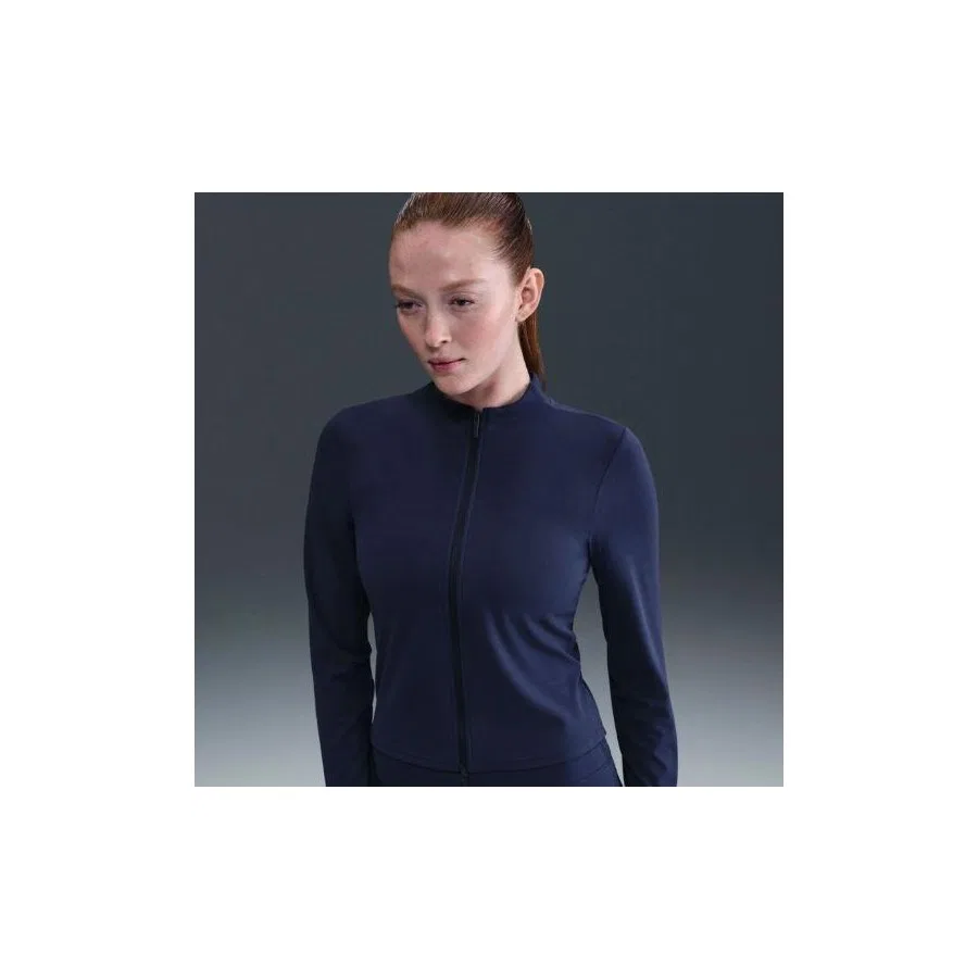 Свитшот женский с длинным рукавом Zenvy Dri-Fit LS Top Nike, Темно-синий