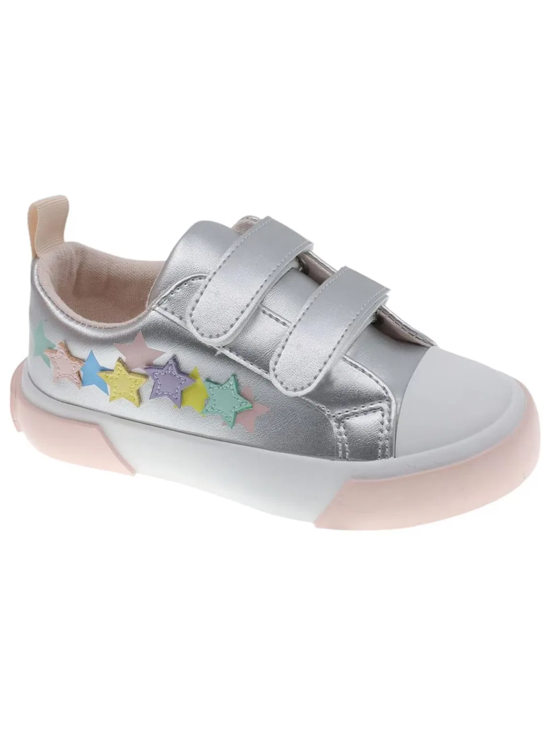 Кроссовки Beppi Canvas Shoe серебристого цвета