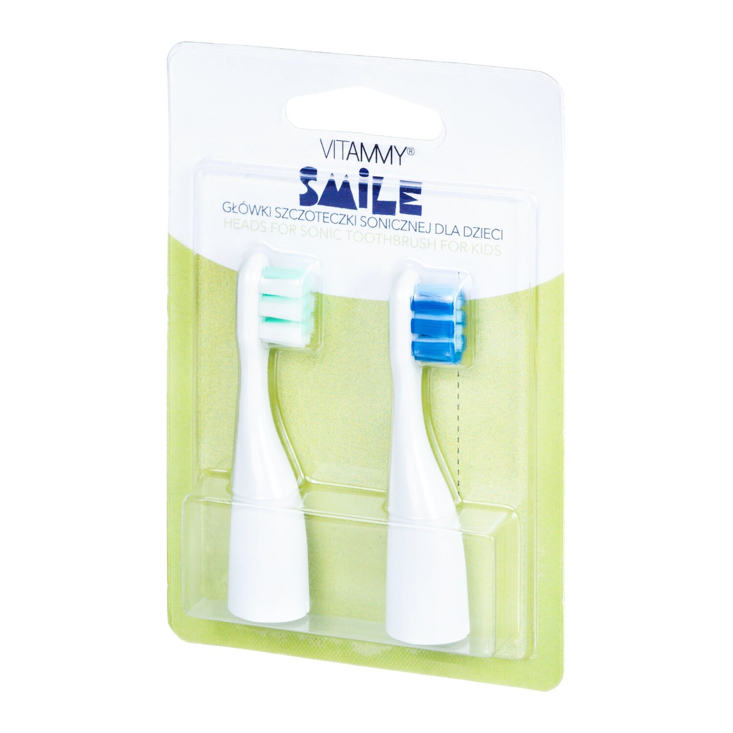 Vitammy Smile белые звуковые насадки для зубных щеток, 2 шт./1 упаковка — фото 4