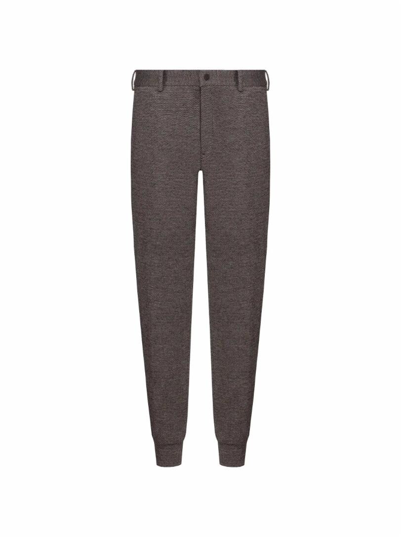 

Джоггеры с принтом ёлочка Pantaloni Torino