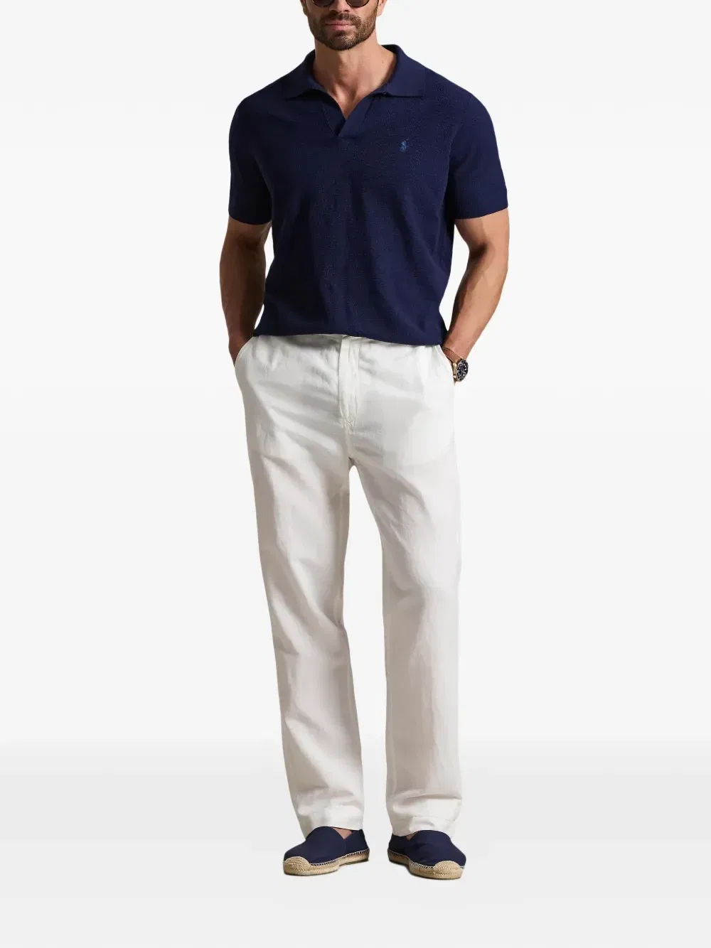 Брюки Bedford Polo Ralph Lauren, белый — фото 2