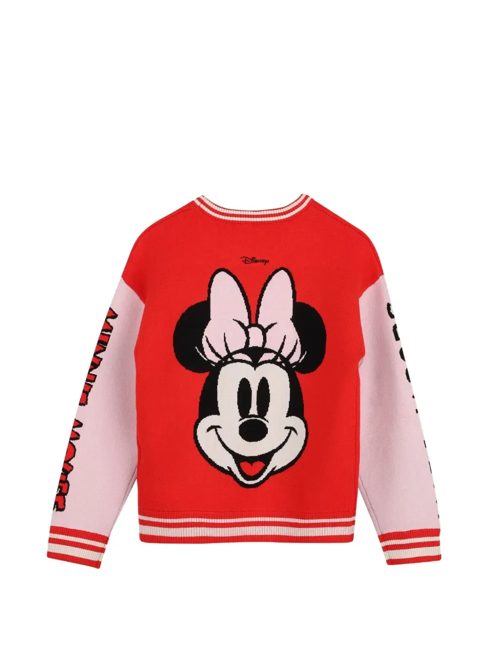 Свитер Minnie Mouse вязки интарсия Marc Jacobs Kids, красный — фото 2