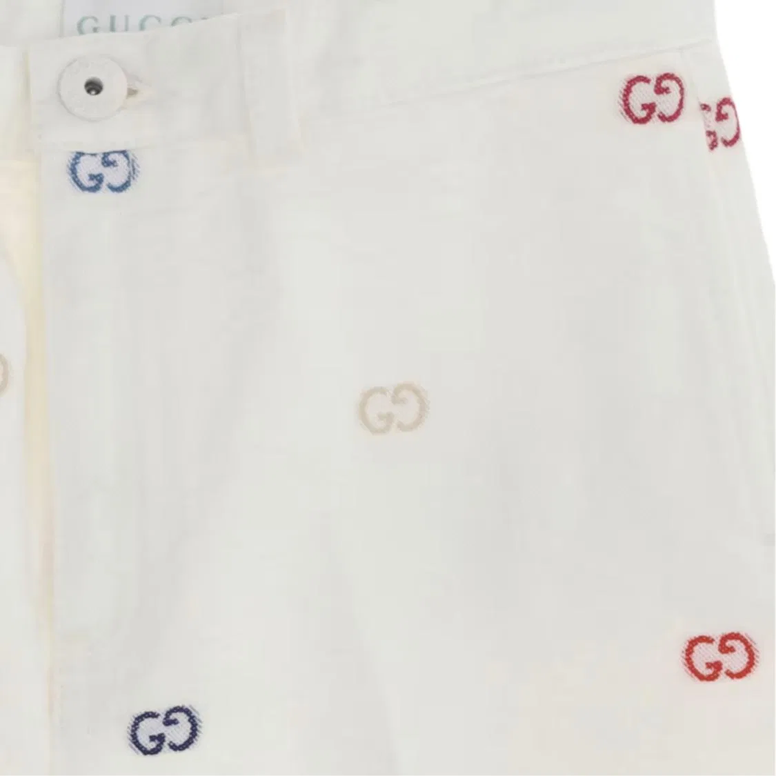 Шорты детские, Gucci, White — фото 4