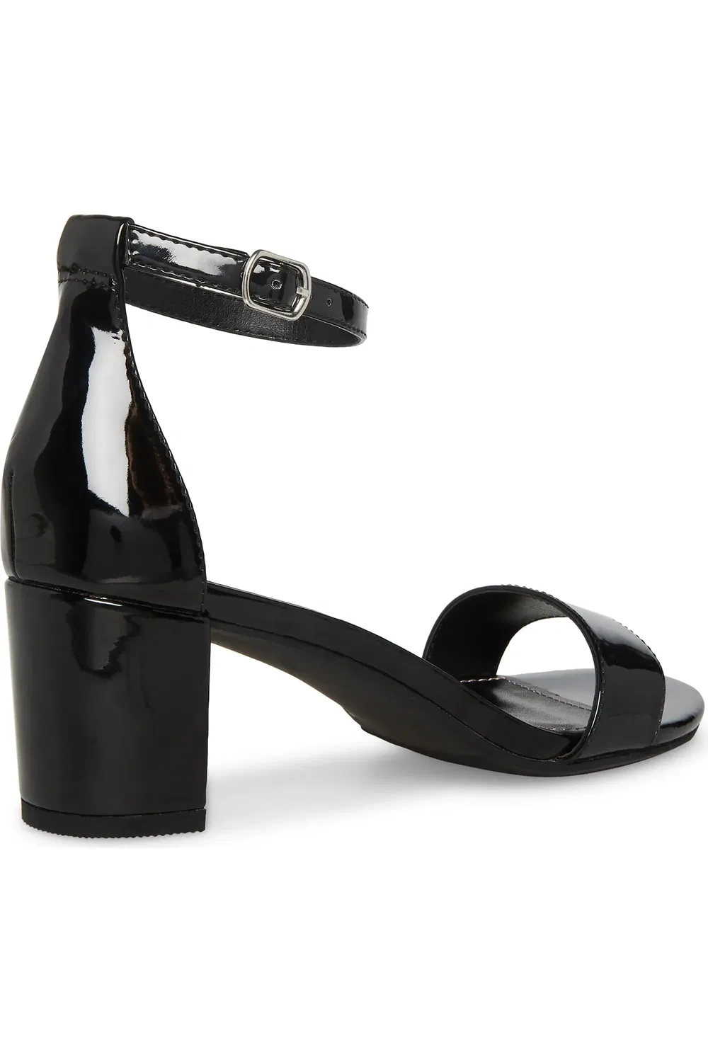 Детские сандалии на щиколотке с ремешком JCarrson Steve Madden, Black Patent — фото 2
