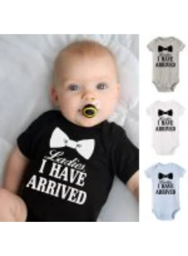 Боди-комбинезон с принтом I Have Arrived, Matching Family Outfits, черный — фото 2