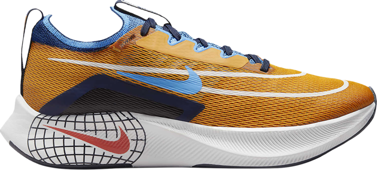 Кроссовки Nike Zoom Fly 4 Premium 'Light Curry', оранжевый - фото