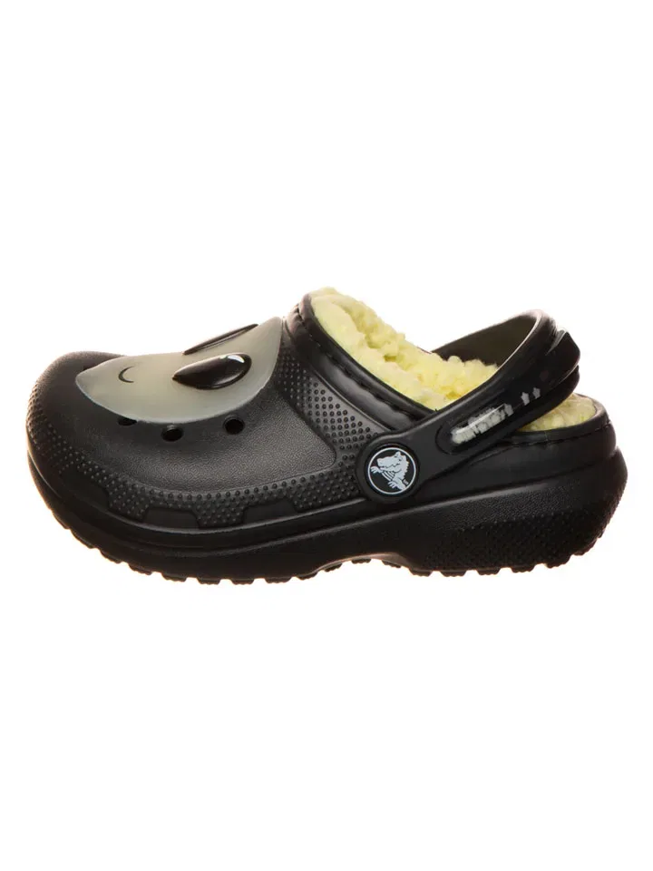 Сабо с подкладкой Classic Lined Alien Crocs, черный