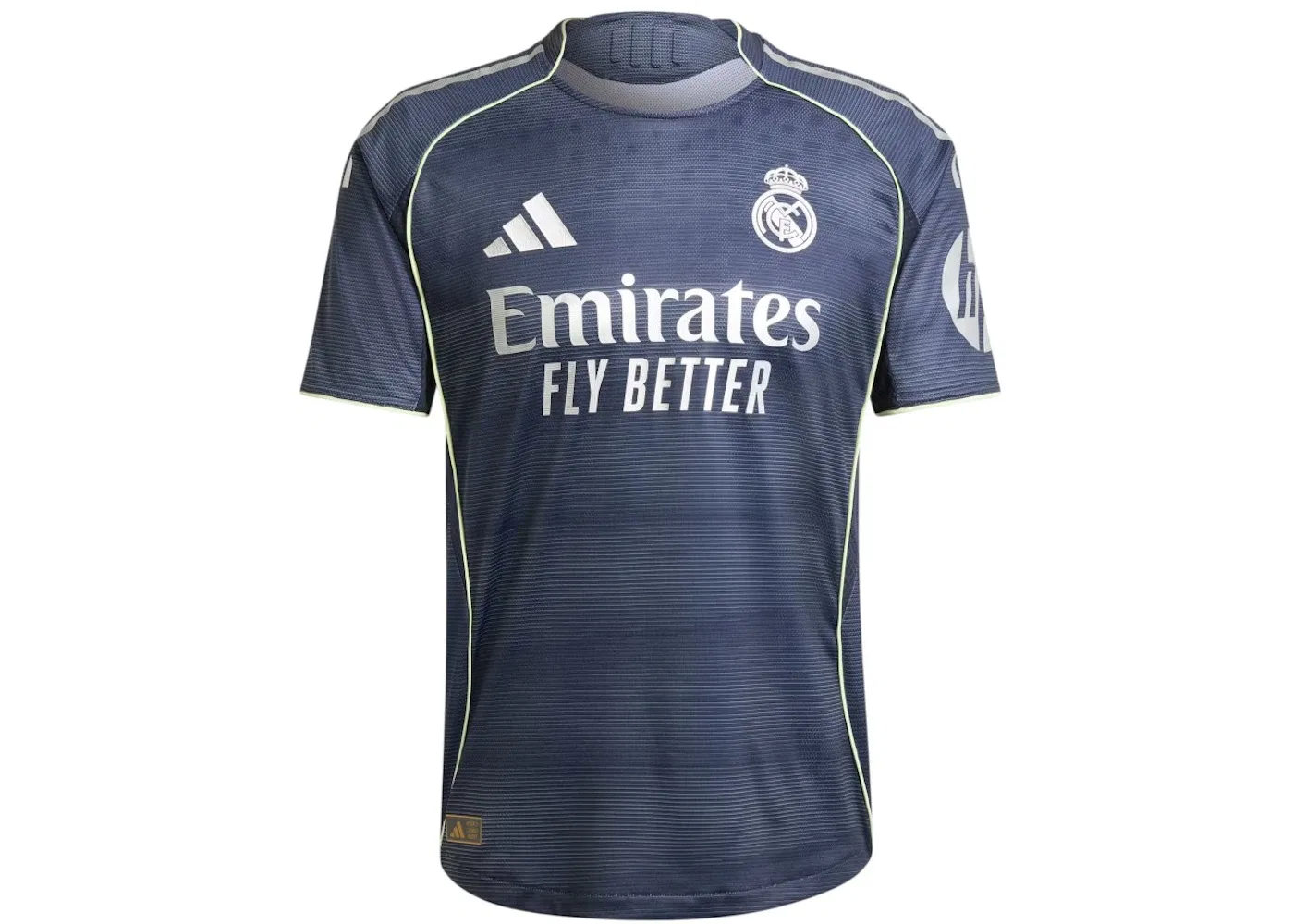 Мужская футболка с длинным рукавом Adidas Real Madrid 25/26 Away Authentic Jersey, Away Kit