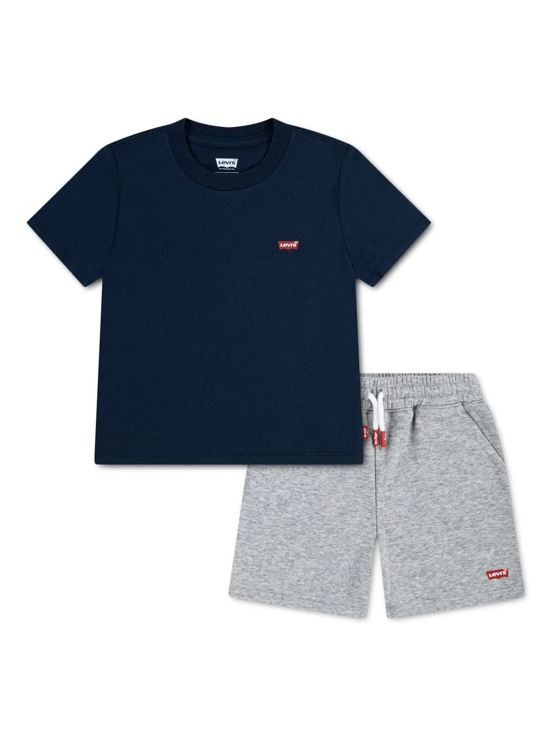 Комплект из футболки и шорт Levi's, синий