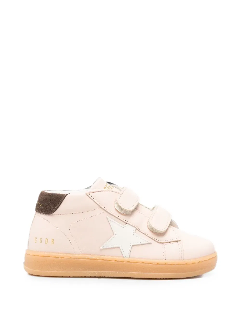 Кроссовки June Ballstar со звездчатой нашивкой Golden Goose Kids, розовый
