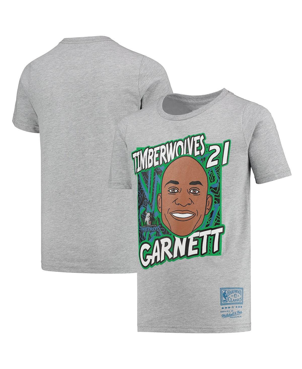 

Серая футболка Big Boys Kevin Garnett Minnesota Timberwolves Hardwood Classics King of the Court Player Mitchell & Ness, Серый, Серая футболка Big Boys Kevin Garnett Minnesota Timberwolves Hardwood Classics King of the Court Player Mitchell & Ness