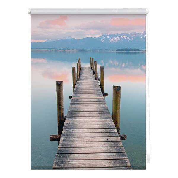 

Рулонные шторы Lichtblick Steg Abendstimmung, 70x150x6 см цвет blau/braun