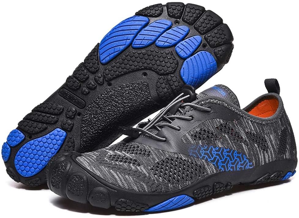 

Кроссовки Asifn Mens Water с быстрой сушкой для пляжа, плавания, йоги и ходьбы, легкие, серый