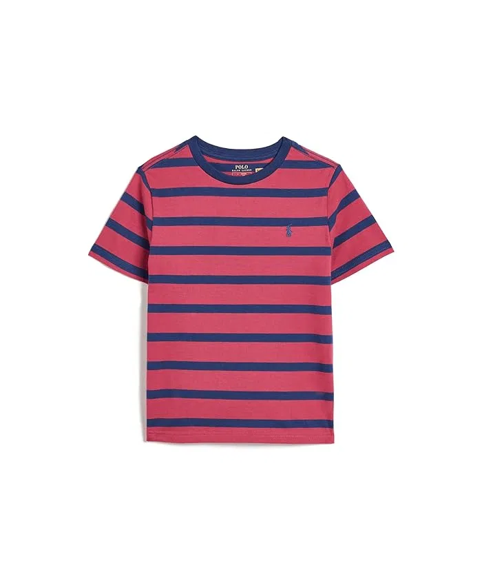 Футболка полосатая хлопок Striped Cotton Jersey Tee Polo Ralph Lauren Kids, Plato Green/Multicolor
