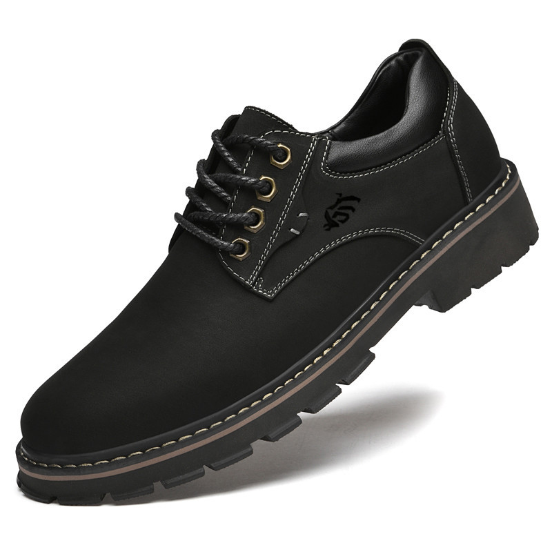 

Bull Thunder Рабочие ботинки мужские низкие хаки/черный/серый - черный, цвет Black