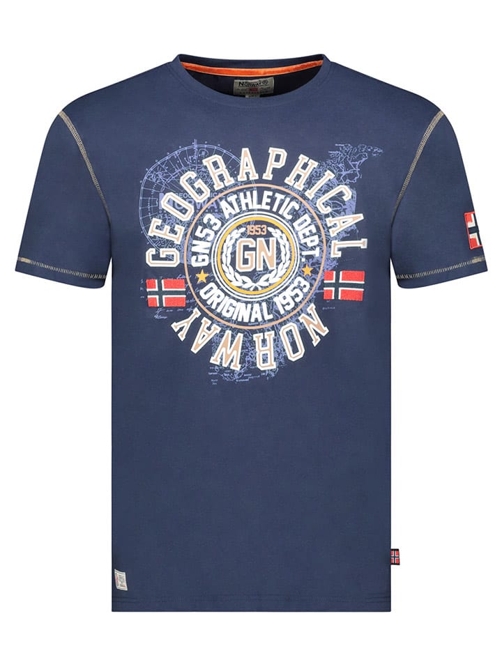

Футболка Geographical Norway, темно-синий