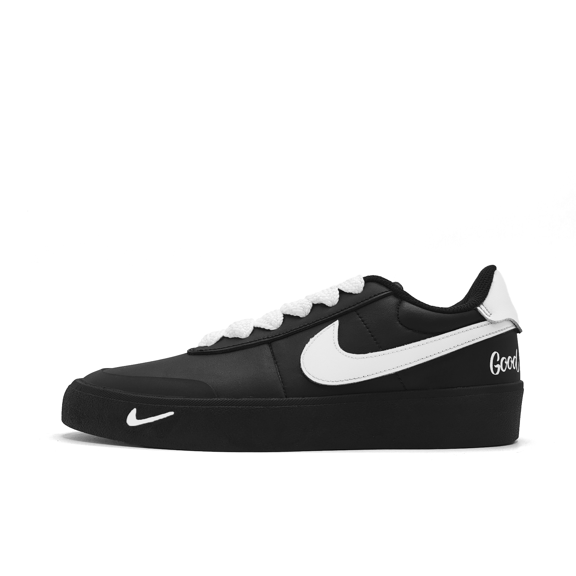 

Nike Кроссовки для скейтбординга Court Shot Leaf Key Four Pole Abrasion Resistant Low top Unisex Black