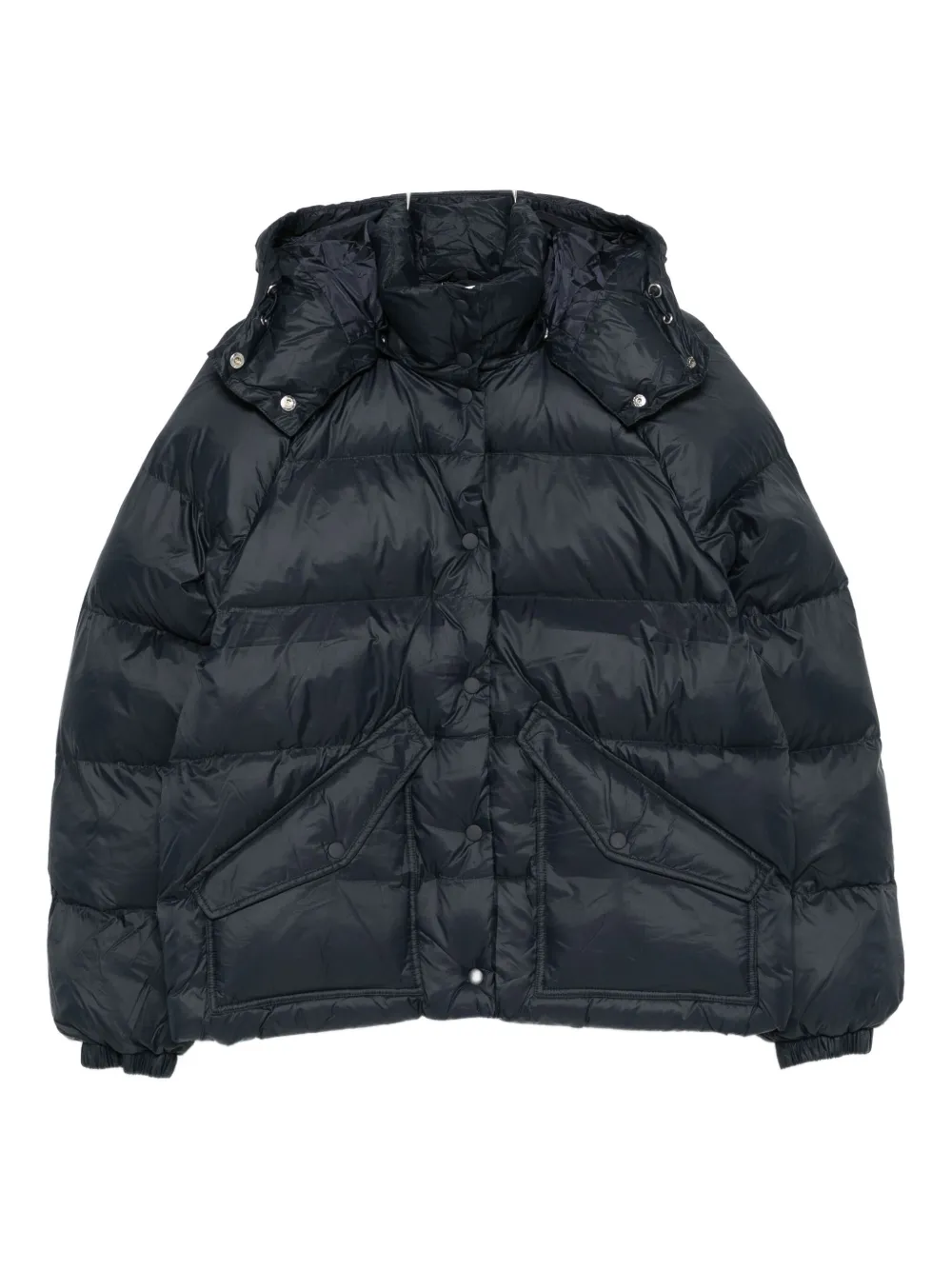 

Пуховик с капюшоном Samsoe Samsoe, синий