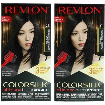 

Colorsilk Buttercream Стойкая краска для волос Коричнево-черный 20N 126,8 мл, Revlon