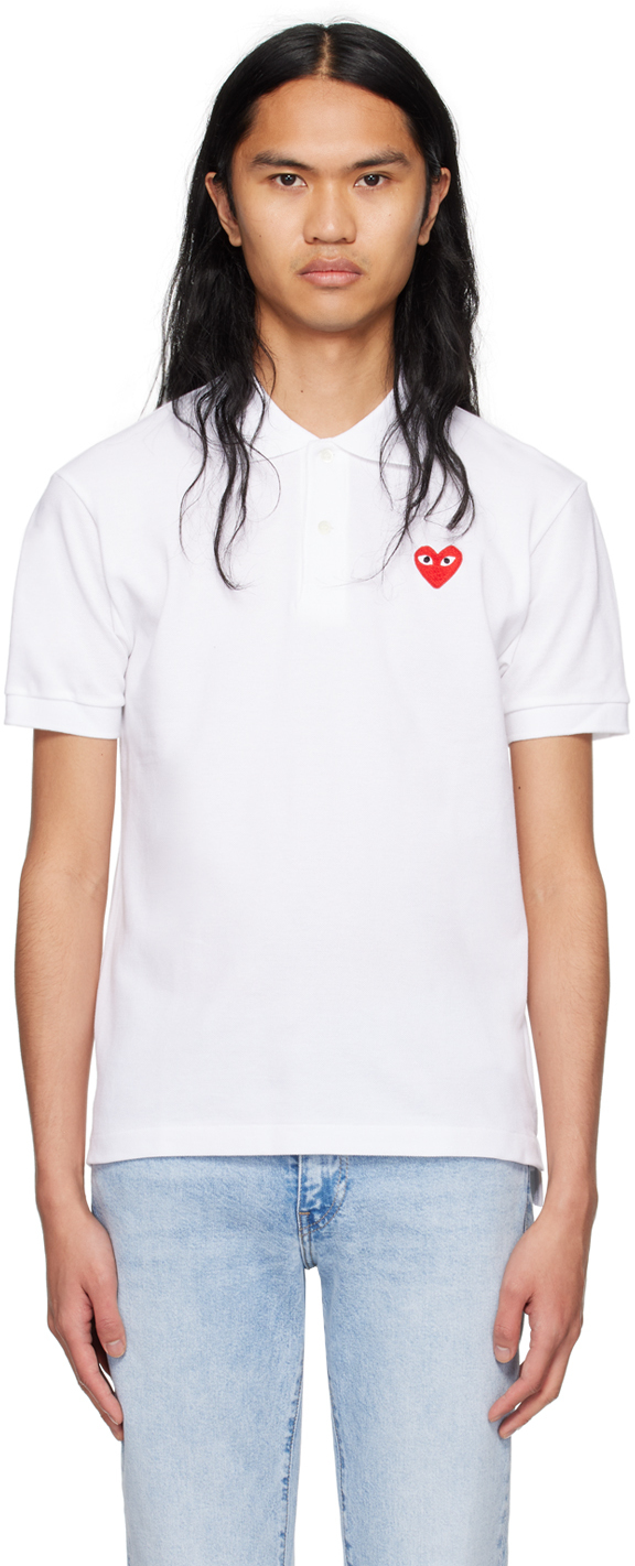 

Сердце Поло COMME des GARcONS PLAY, белый
