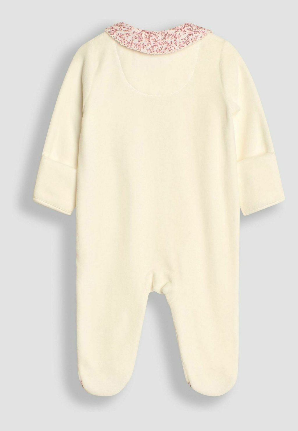 Костюм для сна HEART APPLIQUÉ ALL-IN-ONE REGULAR FIT JoJo Maman Bébé, белый — фото 2