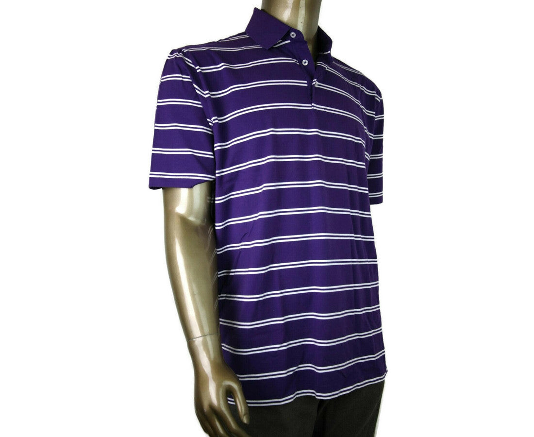 

Мужская рубашка поло в полоску Polo Ralph Lauren, цвет Purple / White