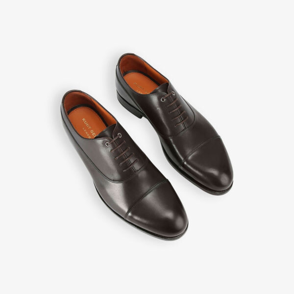 Туфли из кожи Sloane Oxford Kurt Geiger London, коричневый — фото 2
