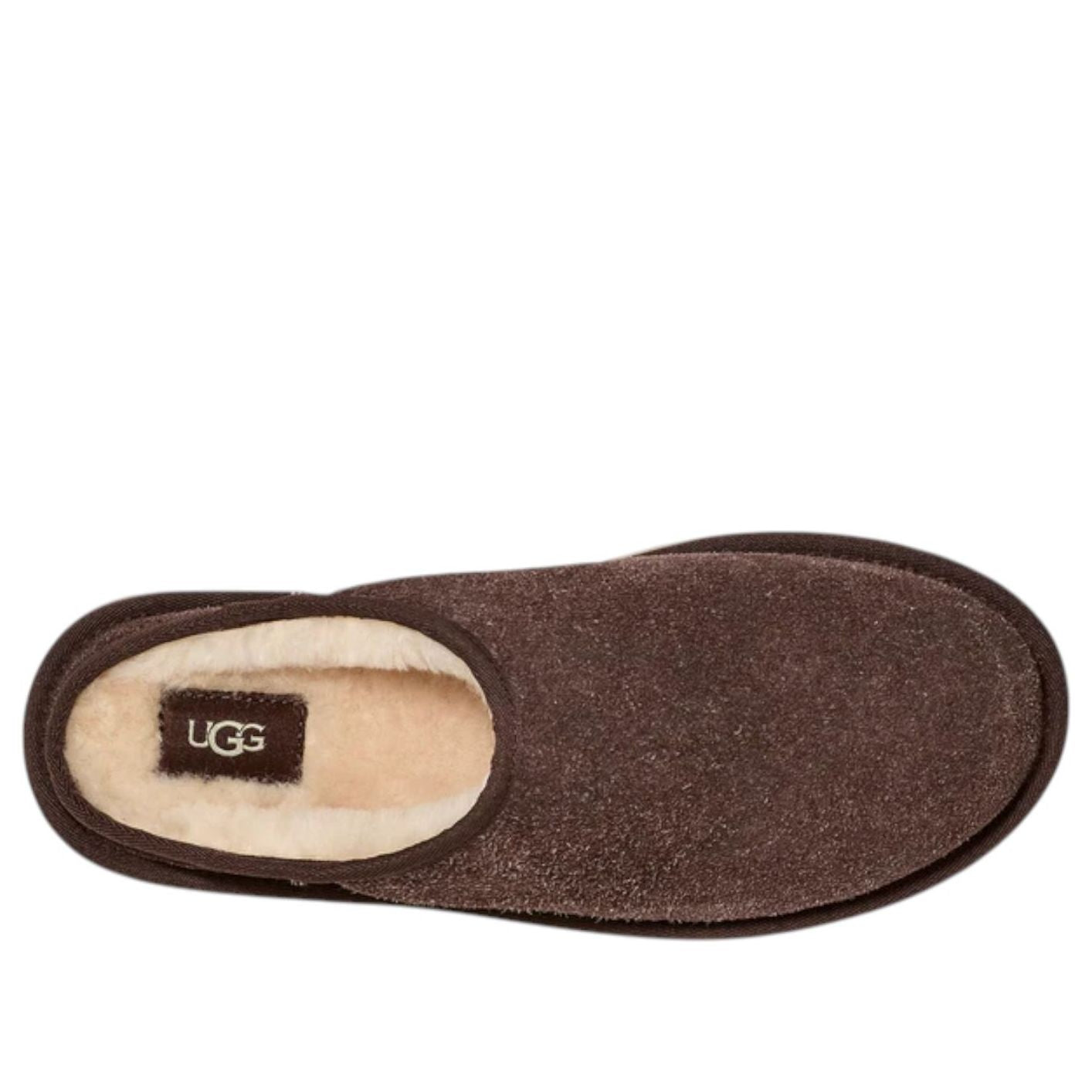 Классические слипоны UGG с длинным ворсом, цвет «Жженый кедр» — фото 4