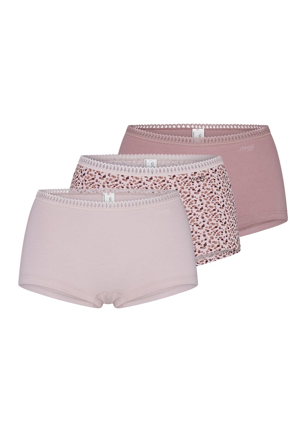 

Брюки GO CRUSH 3 PACK Sloggi, светло-розовый