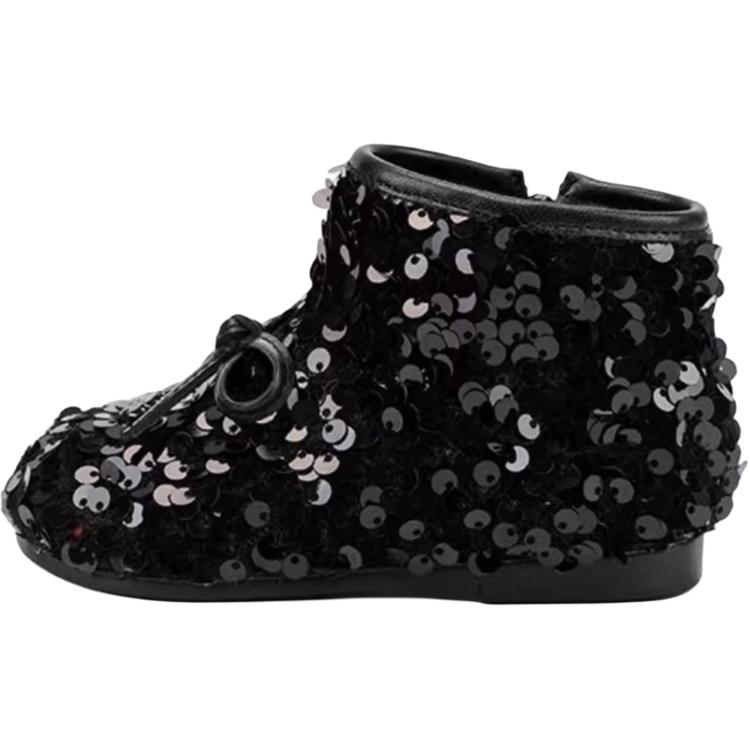 

Скользоустойчивые и дышащие полувысокие детские ботиночки для малышей QINUOSHU, черный