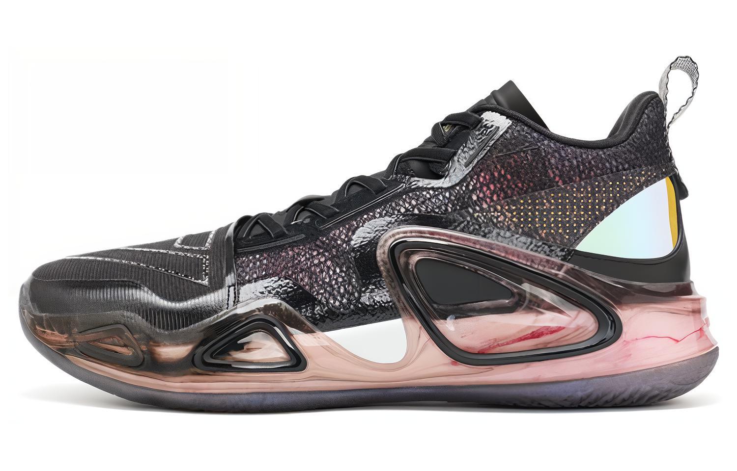 

PEAK Тайцзи противоскользящие и износостойкие дышащие низкие баскетбольные кроссовки мужские обсидианового цвета