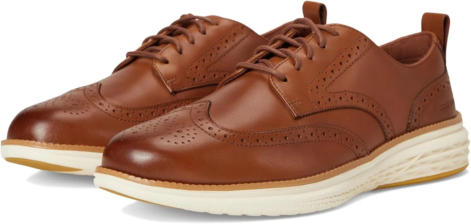 Мужские оксфорды Cole Haan Grand Hurrion Wingtip, слоновая кость