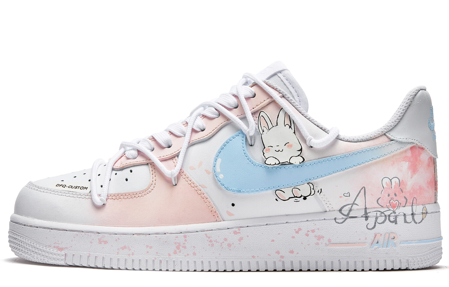

Кроссовки Nike Air Force 1 Skateboarding Shoes Men Low-top Pink/white, розовый