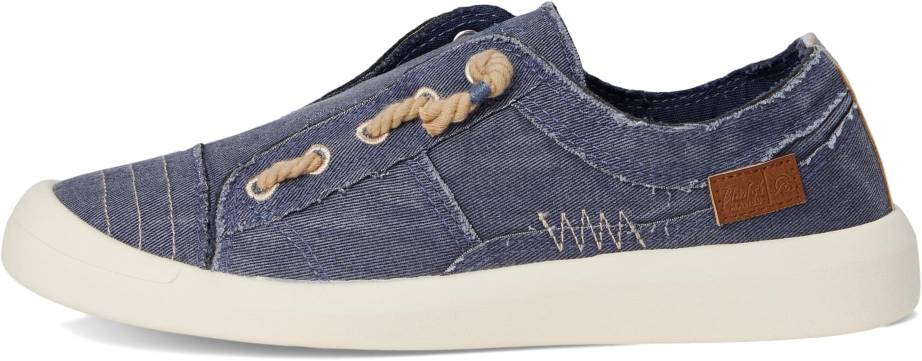 Кроссовки Blowfish Malibu Beachside Slip On Shoes, цвет Navy Twill Fabric — фото 4