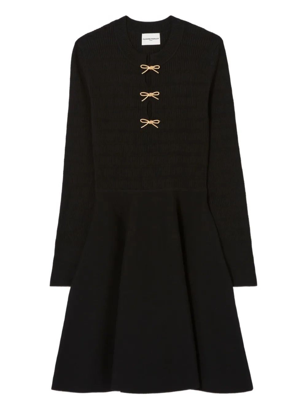 

Платье с бантом Claudie Pierlot, черный
