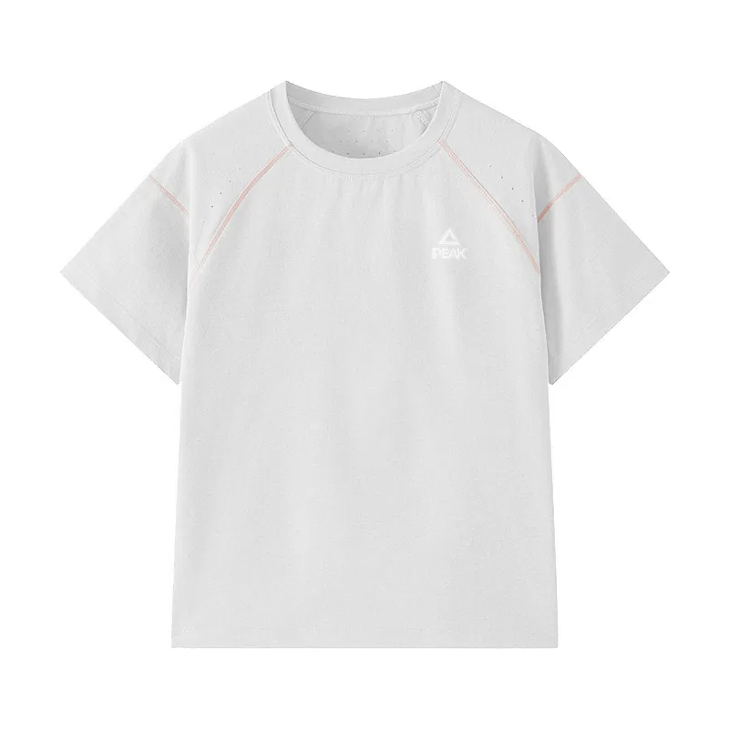 Футболка детская с круглым вырезом PEAK Milkshake White Orange