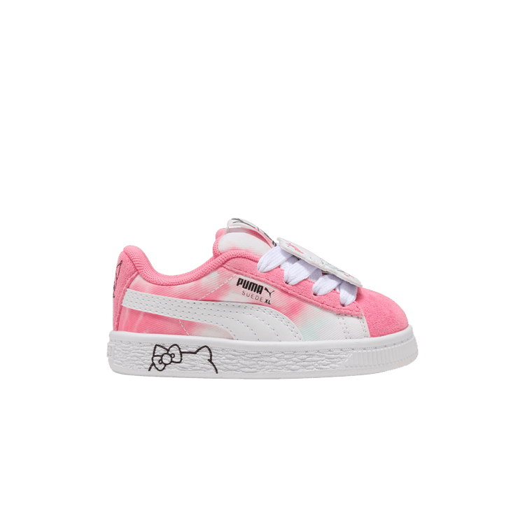 

Кроссовки Puma Hello Kitty x Suede XL Toddler 'Hello Kitty and Friends Tie Dye', розовый