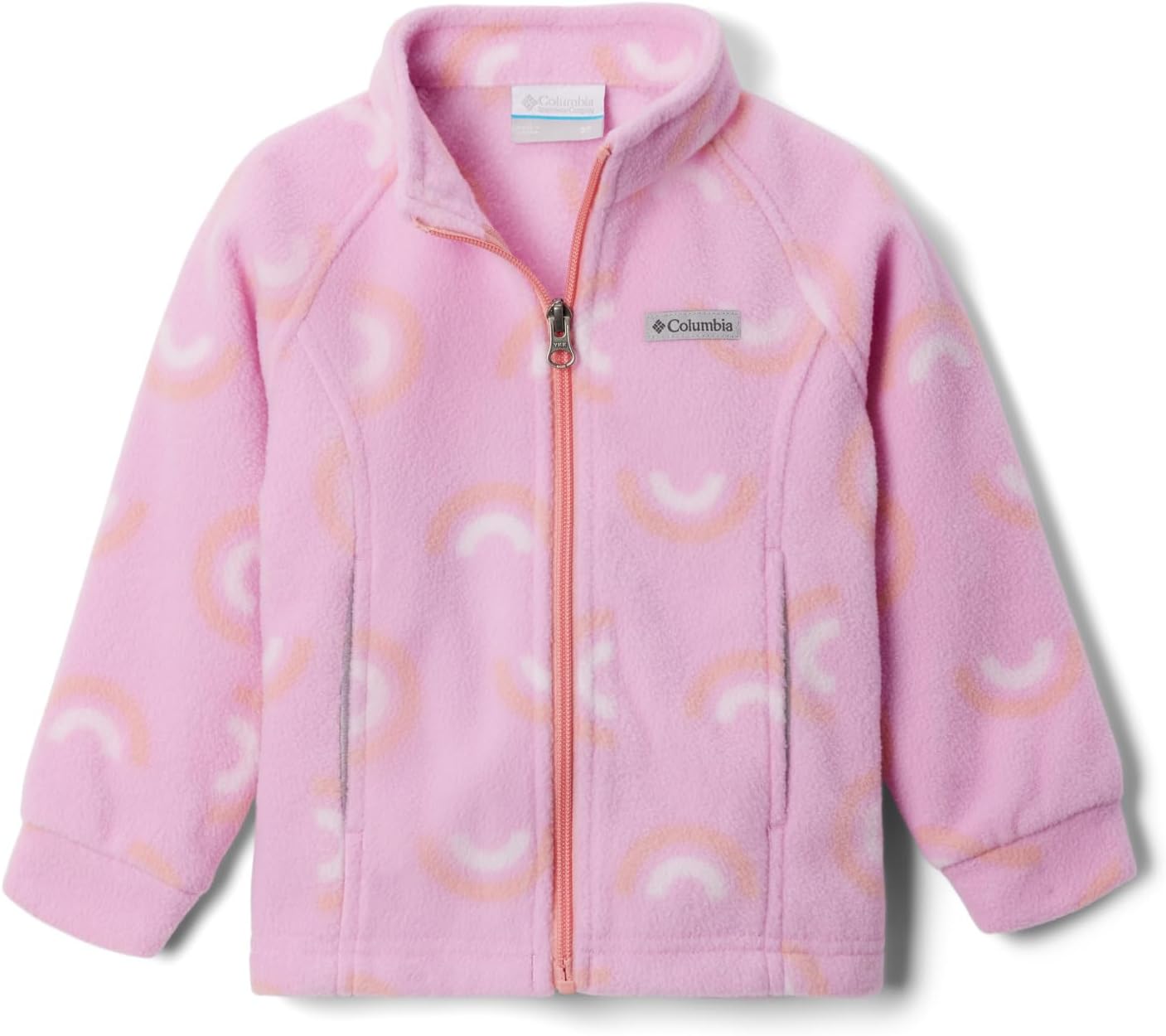 

Columbia Youth Girls Benton Springs II Printed Fleece, Cosmos Rainbowy