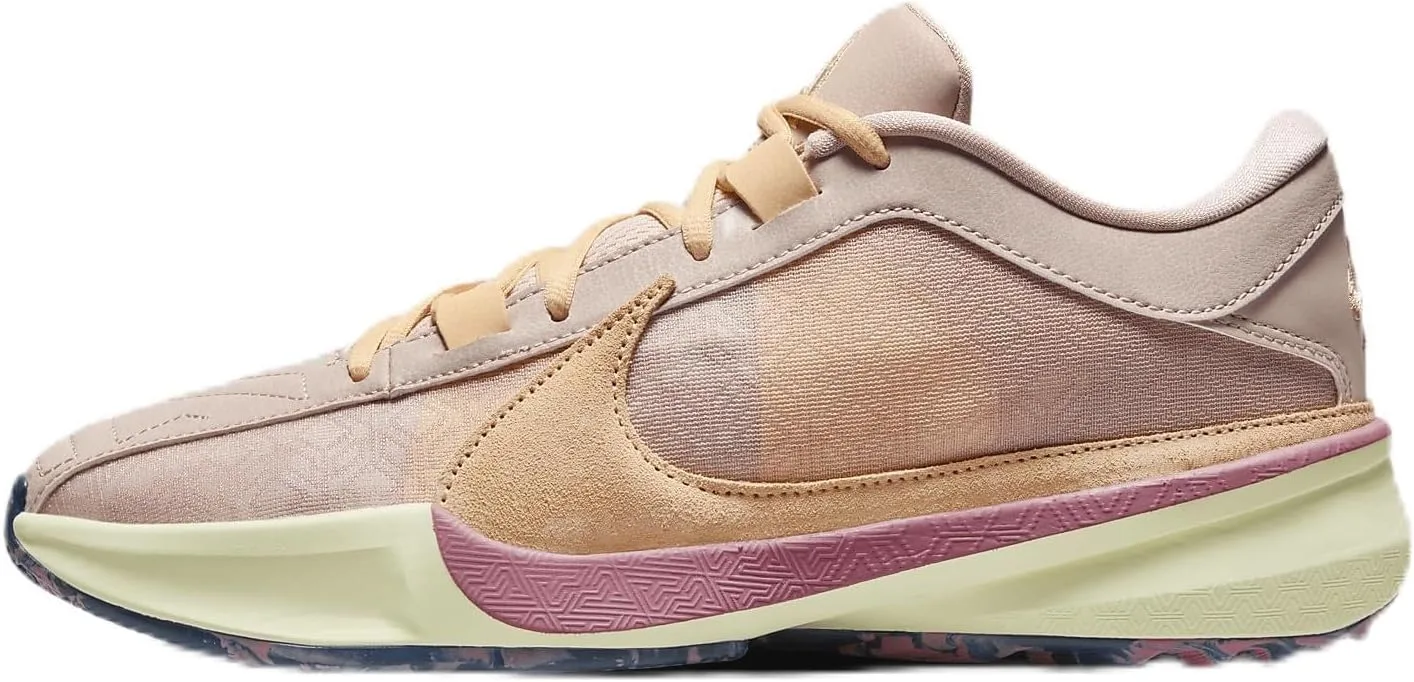 Мужские баскетбольные кроссовки Nike Zoom Freak 5, ягодный