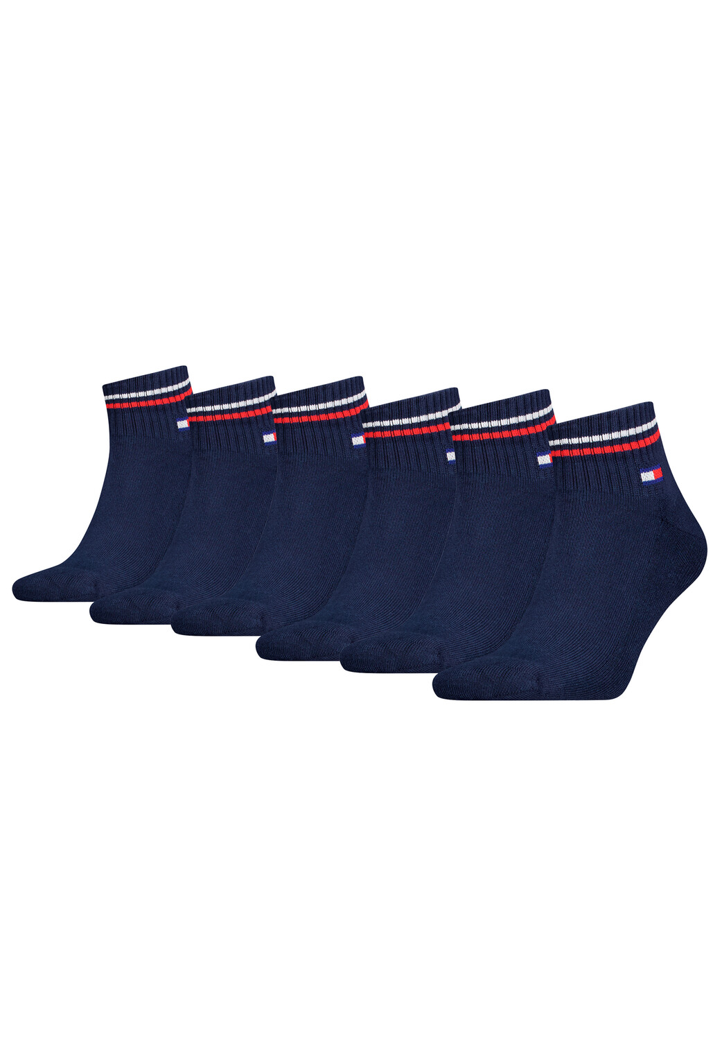 

Носки Tommy Hilfiger TH UNI TJ QUARTER 6P ICONIC, цвет Dark Navy