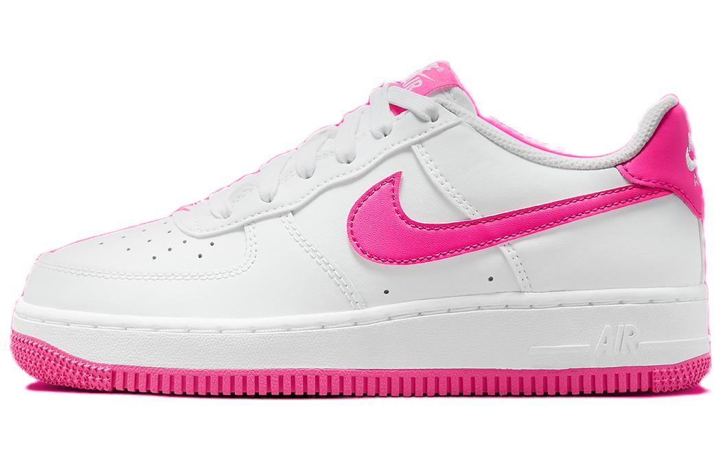 

Nike Air Force 1 'White Laser Fuchsia' GS, Белый Розовый